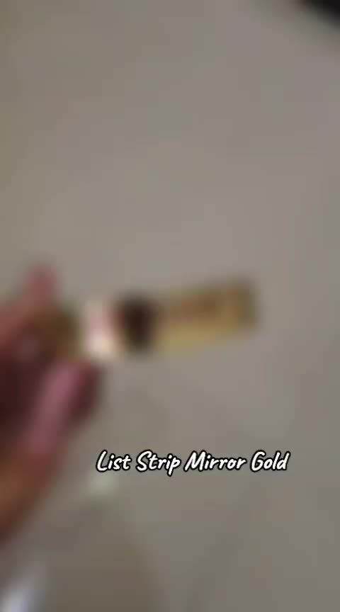 List Plat Strip Mirror Gold 20mm x 305cm x T 0.8mm Stainless SS 201 / List Interior/Dekorasi