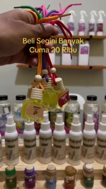 Paket 6 Botol Pewangi Mobil Pengharum Ruangan Toilet Kamar