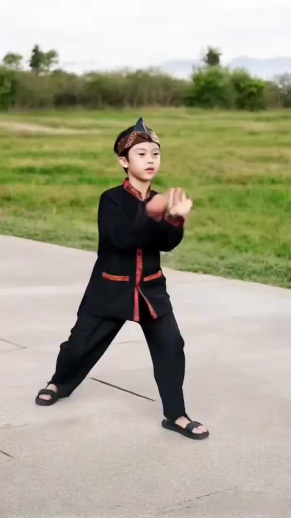 Baju Pangsi Anak Usia 3-12 Tahun Kemeja Katun Motif Hitam Kombinasi Celana Setelan Tradisional untuk Sekolah sd