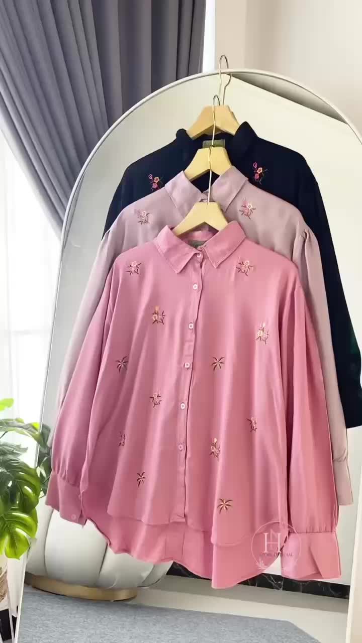 Melsa Blouse Bordir Rayon