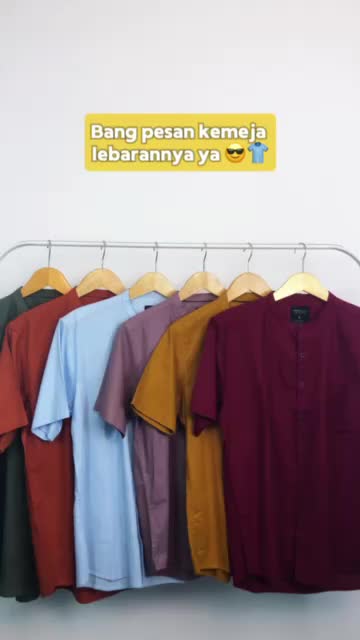 [GRIDLINE - R128 KOKO BIG SIZE Jumbo Colorful Premium Basic] S128 Koko Pria Regular Fit Jumbo Polos Katun Linen Rami Slub Premium kemeja Muslim Lebaran Seragam Dewasa