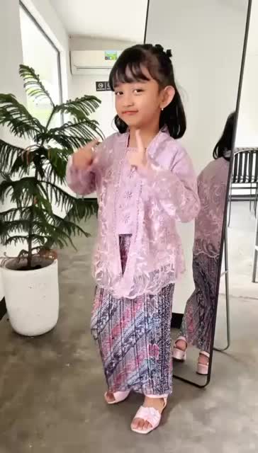 Setelan Kebaya Anak / Kebaya Umur 4-12tahun / Kebaya Kutubaru Tulle / Set Kebaya Anak Perempuan / Kebaya Wisuda Anak Fashion Rok