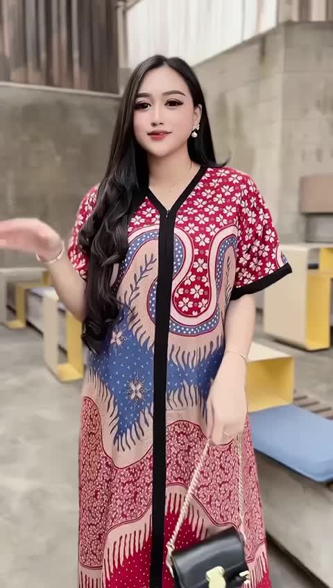 [Djuragan Daster] Daster CLARA LD 120cm By Alesha Batik Rayon Tebal Dress Menyusui daster  branded daster remaja