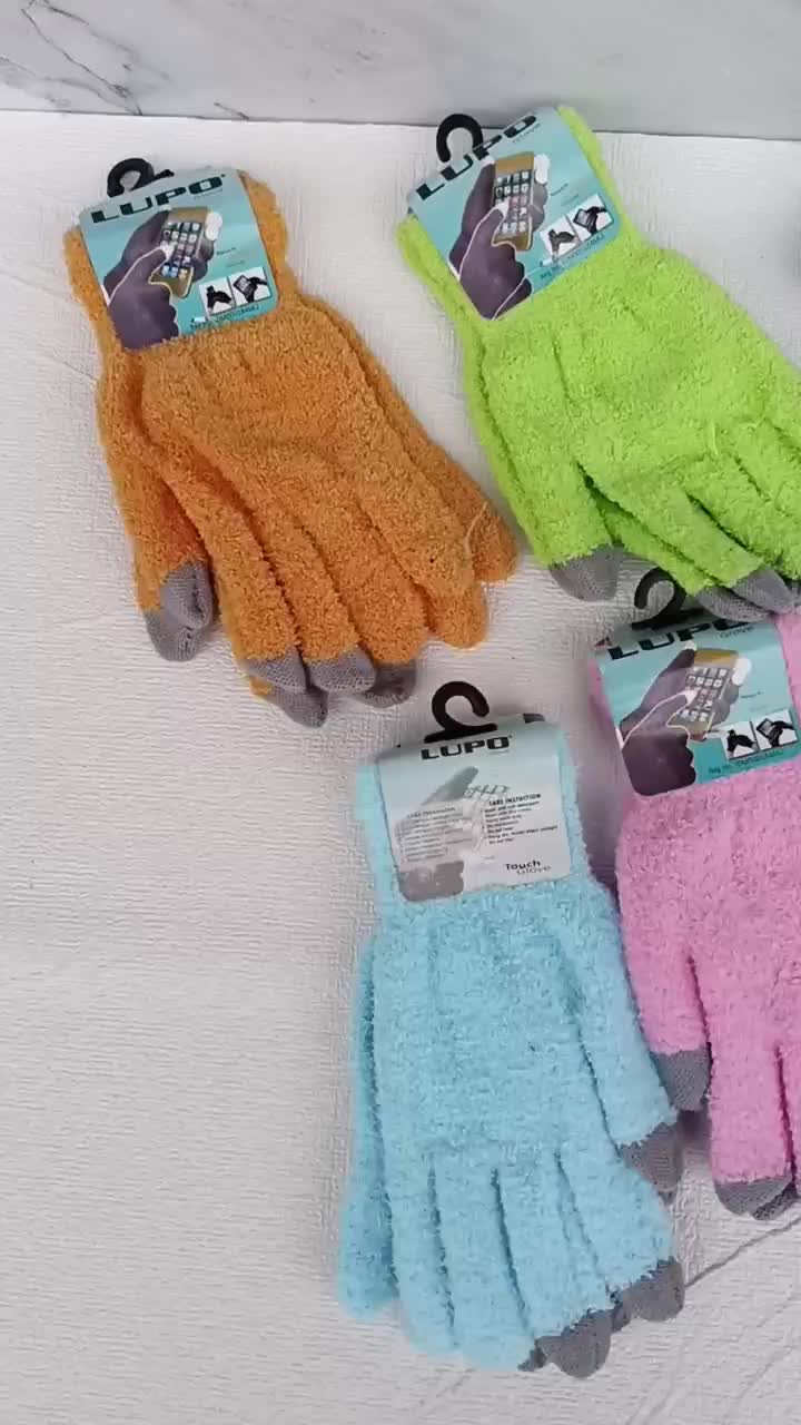 Sarung tangan wanita wool lembut touchscreen hp dewasa cewek Gloves