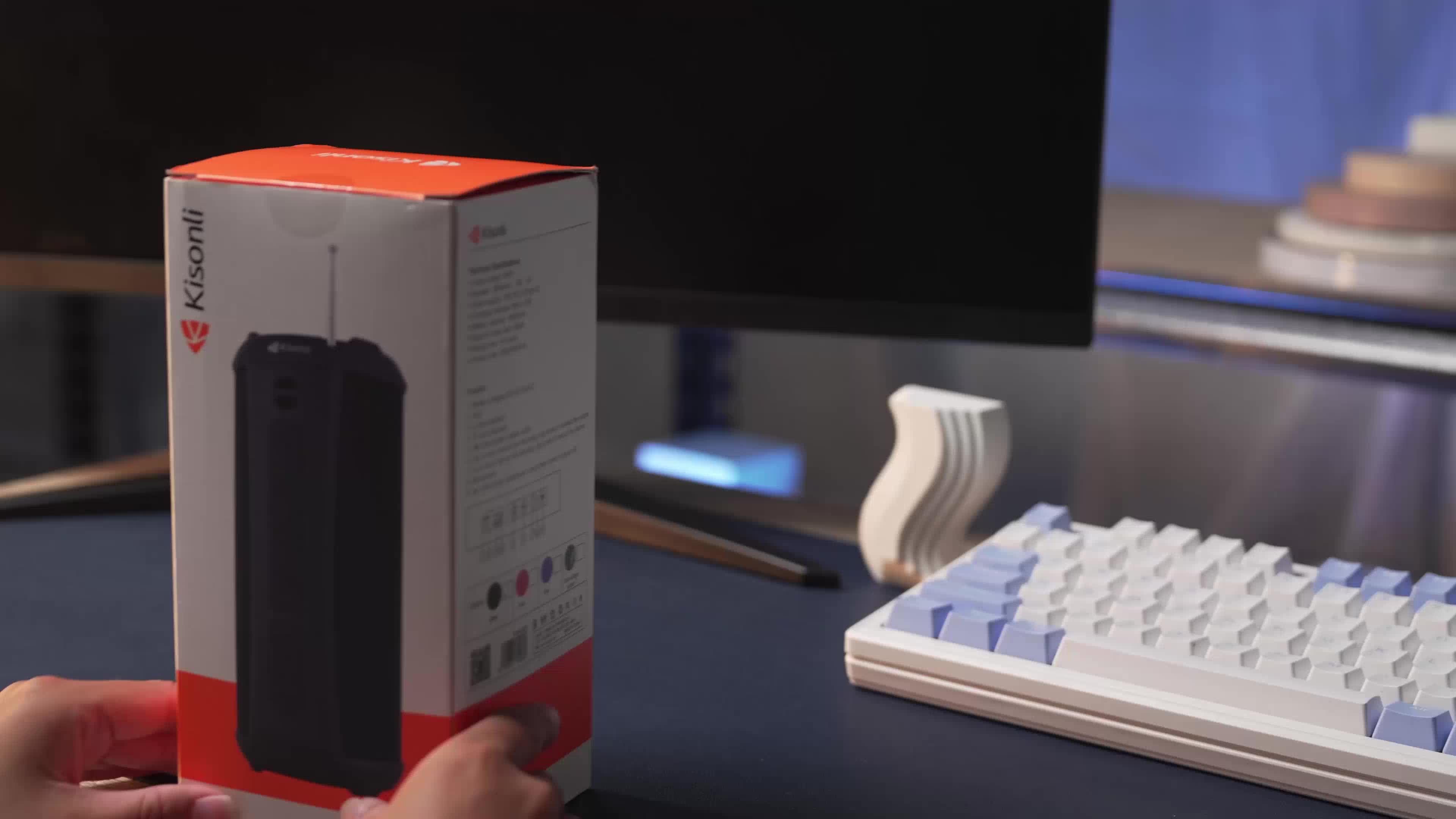 Speaker Bluetooth Wireless Portable Kisonli Q5S Dual Bass dengan Kartu TF dan Bluetooth Tws
