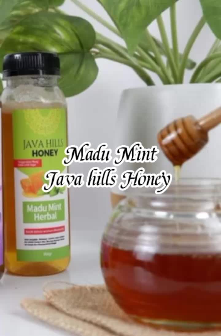 Java hills honey madu mint herbal 350 gram
