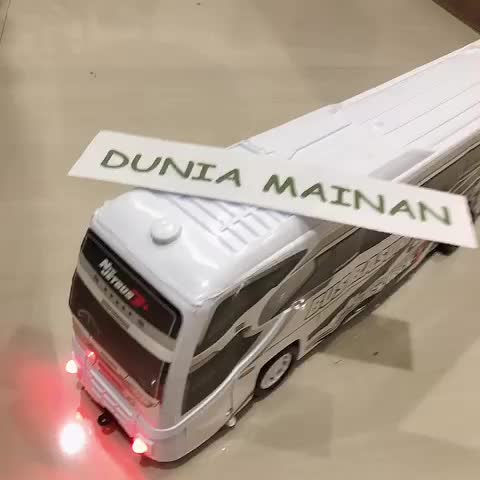 Mainan Mobil Bus Basuri anak bunyi telolet