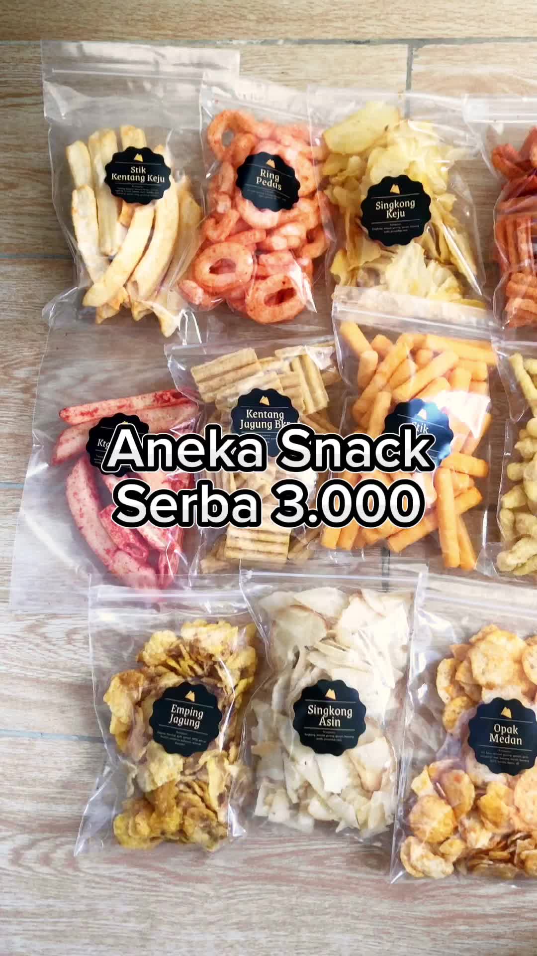[DELISH SNACKS] Aneka Snack Serba 3.000 / Cemilan Camilan 3 Ribu Bebas Pilih Rasa / Makanan Ringan