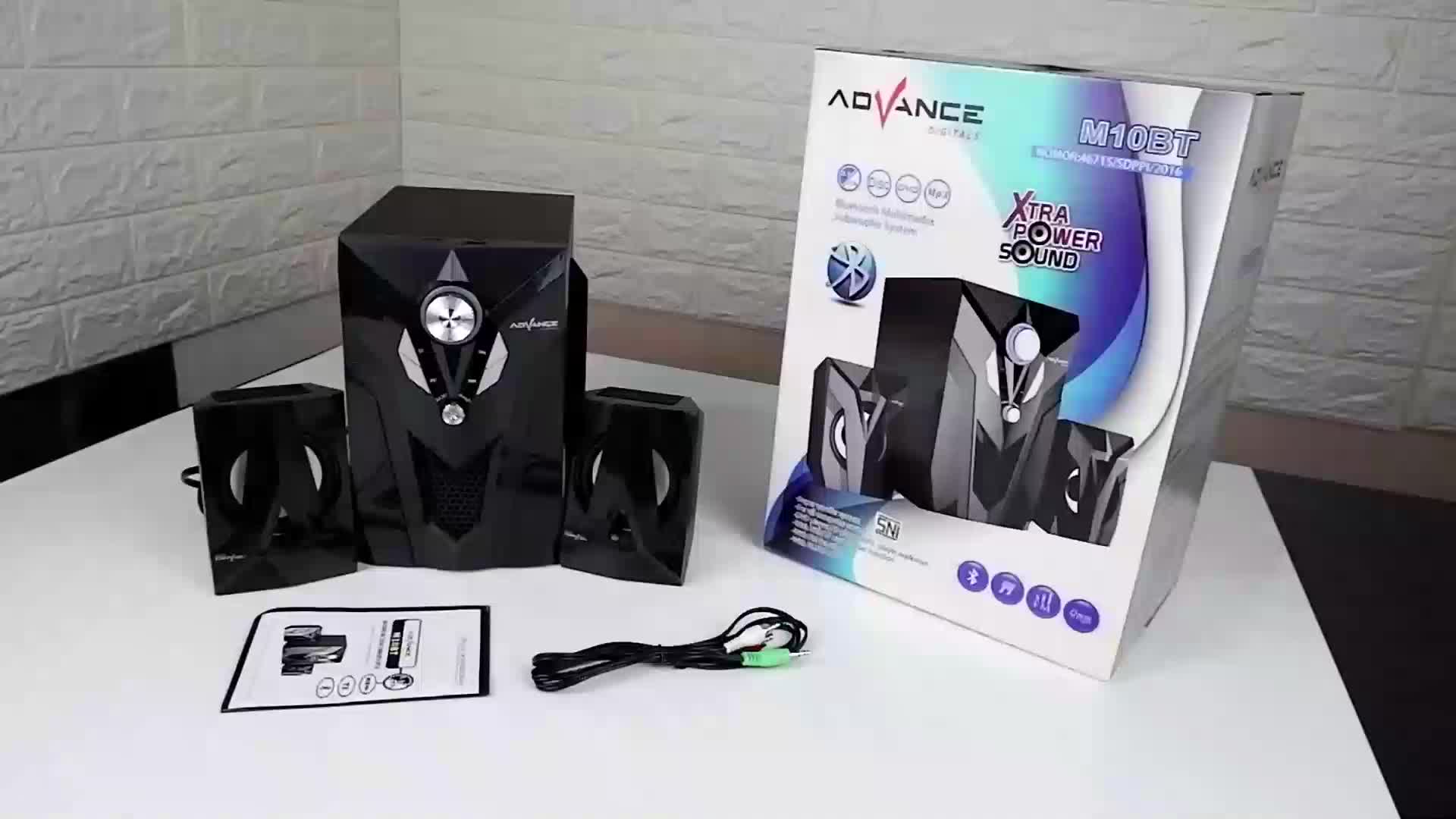 Advance M10BT Speaker Bluetooth Bass Wireless Portable Aktif