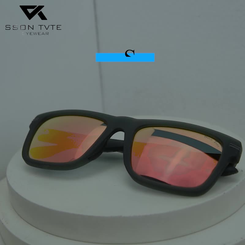 Kacamata Hitam Olahraga Running Pria Wanita Polairzed Sport Naik Gunung Sunglasses Kotak UV400 Sson Tvte S11102