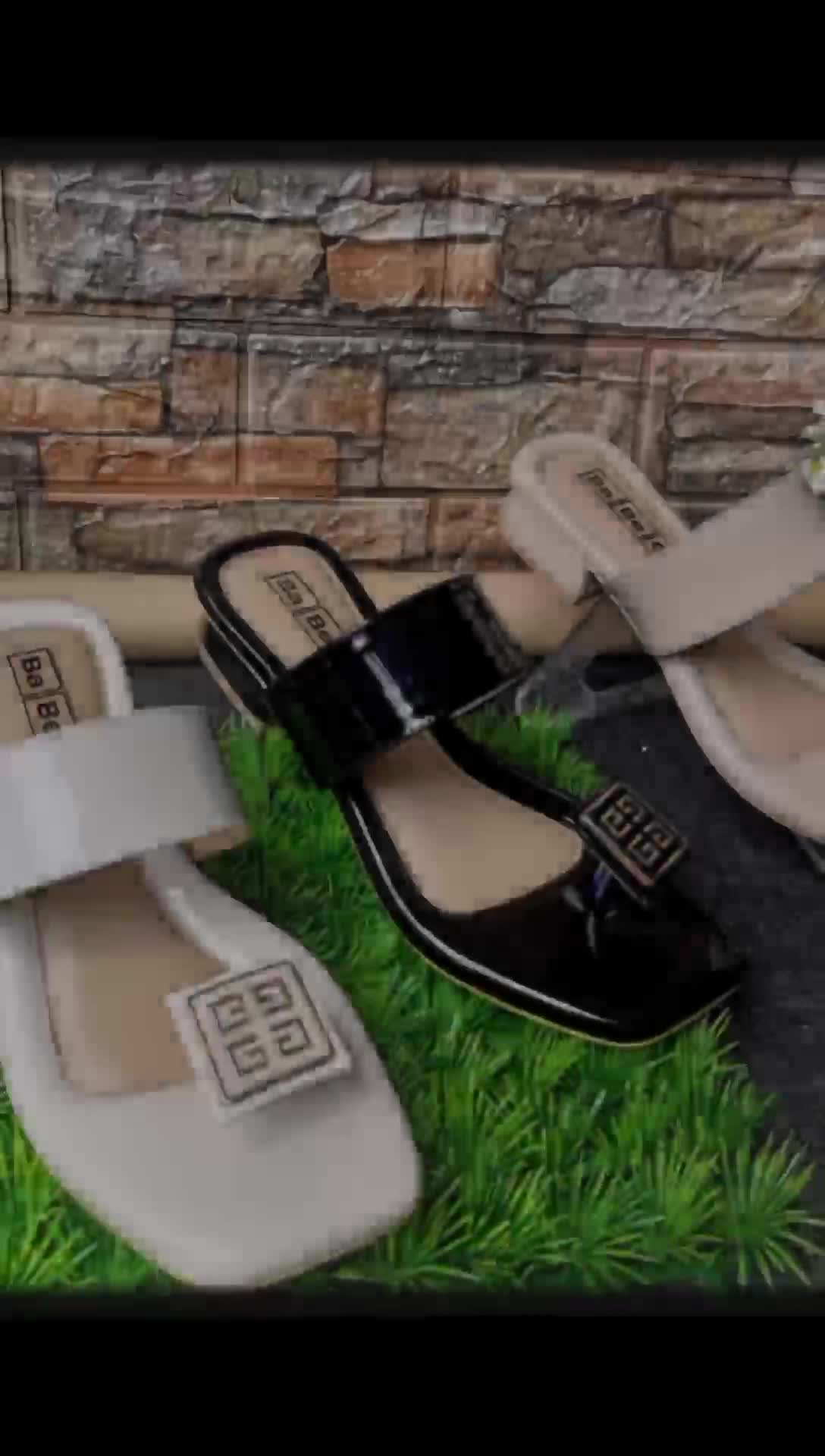 Sandal Flat  Wanita Model Jepit Jamur Jempol Hak 3cm | Lababega Shoes Official Wanita