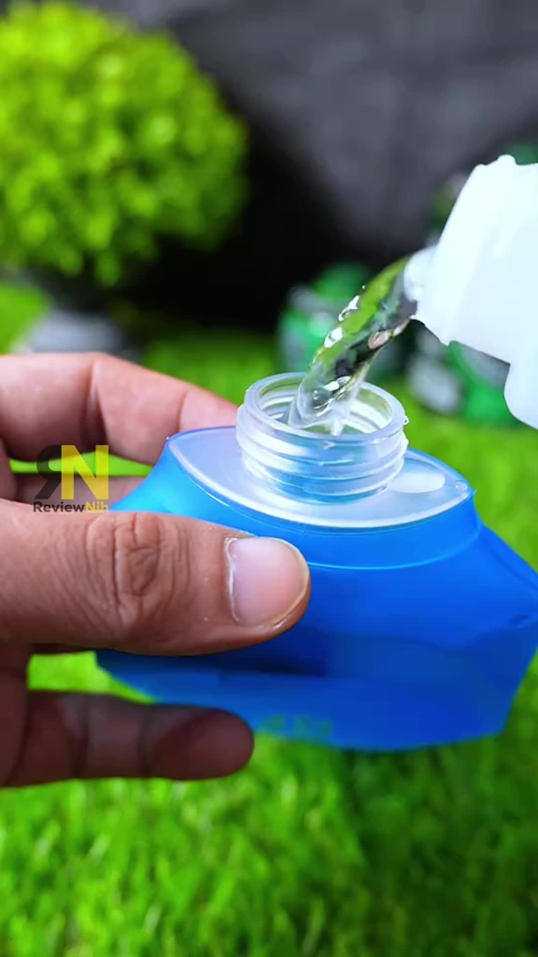BFS123 Botol Minum Running Lipat Foldable Soft Flask 500 Ml BPA Free