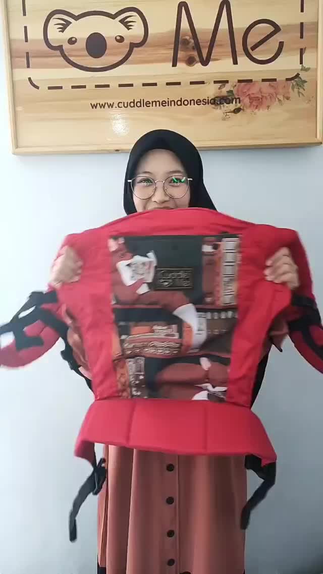 Gendongan Bayi - CUDDLEME Gendongan Kanguru SSC M Shape - Lite Carrier Solid Adjustable, Nyaman SNI Bayi Todler