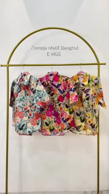 blouse / baju / kemeja wanita / cewek LD112 bahan katun import e1408