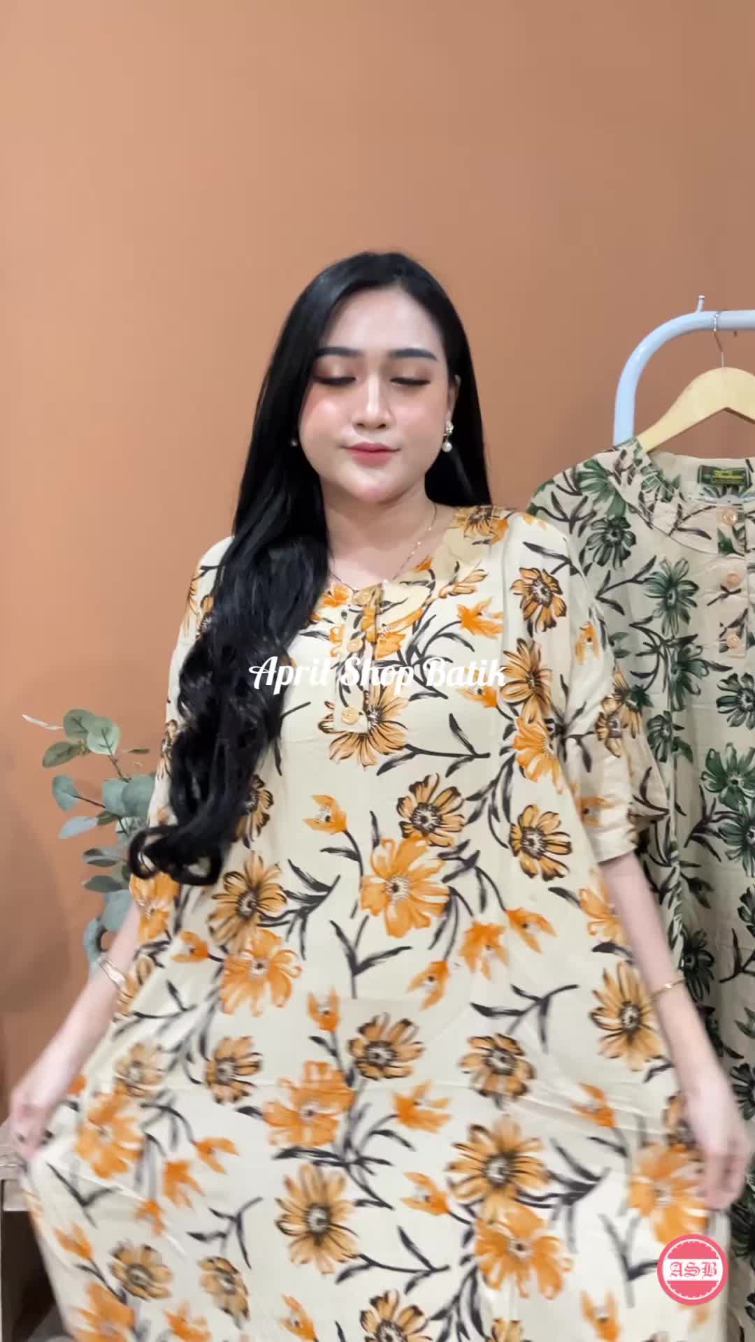 DASTER JUMB0 LD 140 MOTIF VALERIE KEKINIAN TERBARU BUSUI RETSLETING DEPAN DRESS BIGSIZE WANITA VIRAL