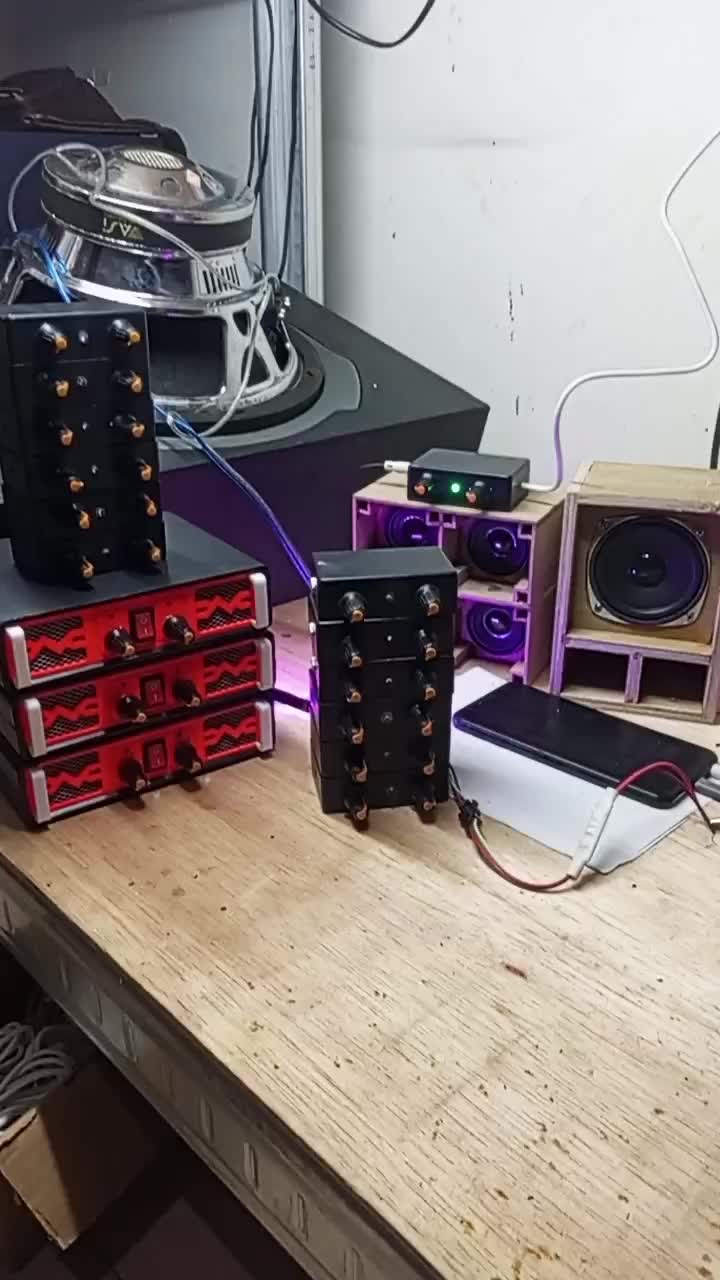 AMPLIFIER MINI 5VOLT STEREO BLUETOOTH + AUX KOMPLiT,SUARA MENGGLEGARR.