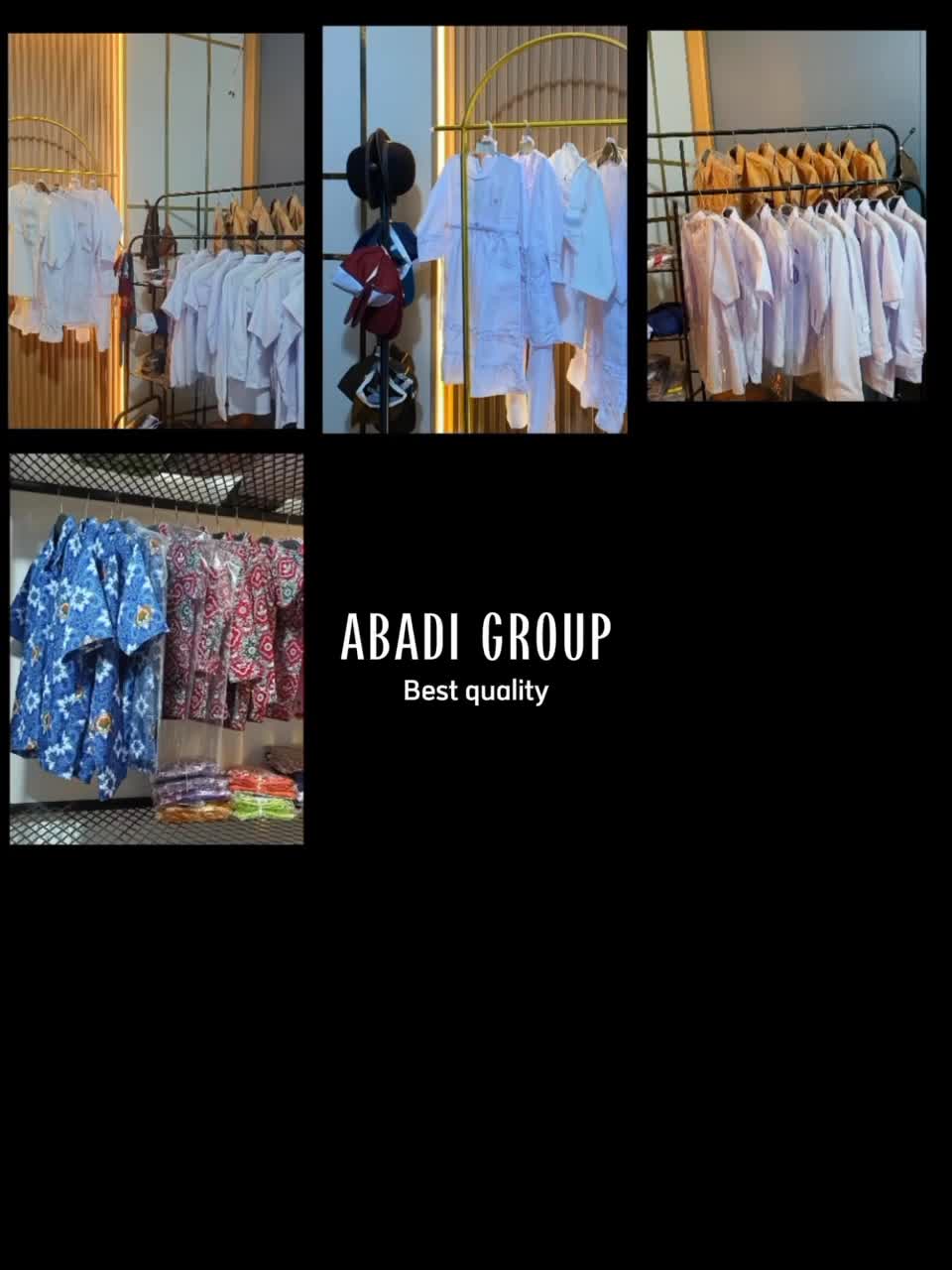 Baju Batik Biru SMP Lengan Panjang Motif Ikhlas Beramal Unisex Laki-Laki / Perempuan Fashion