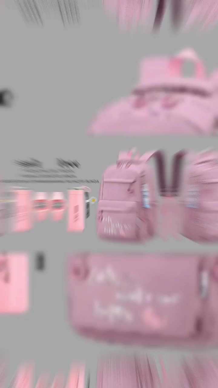 Tas ransel anak perempuan remaja gratis jam tangan botol minum dan gantungan tas bunga tas sekolah anak SD SMP tas ransel