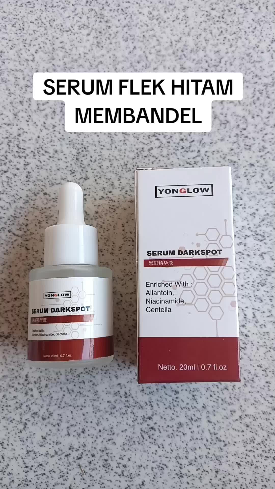 Yonglow Serum Cina Flek BPOM Darkspot Removal Penghilang Melasma Hiperpigmentasi Bintik Hitam Bekas Jerawat Wajah Ampuh Pencerah Mencerahkan Kusam