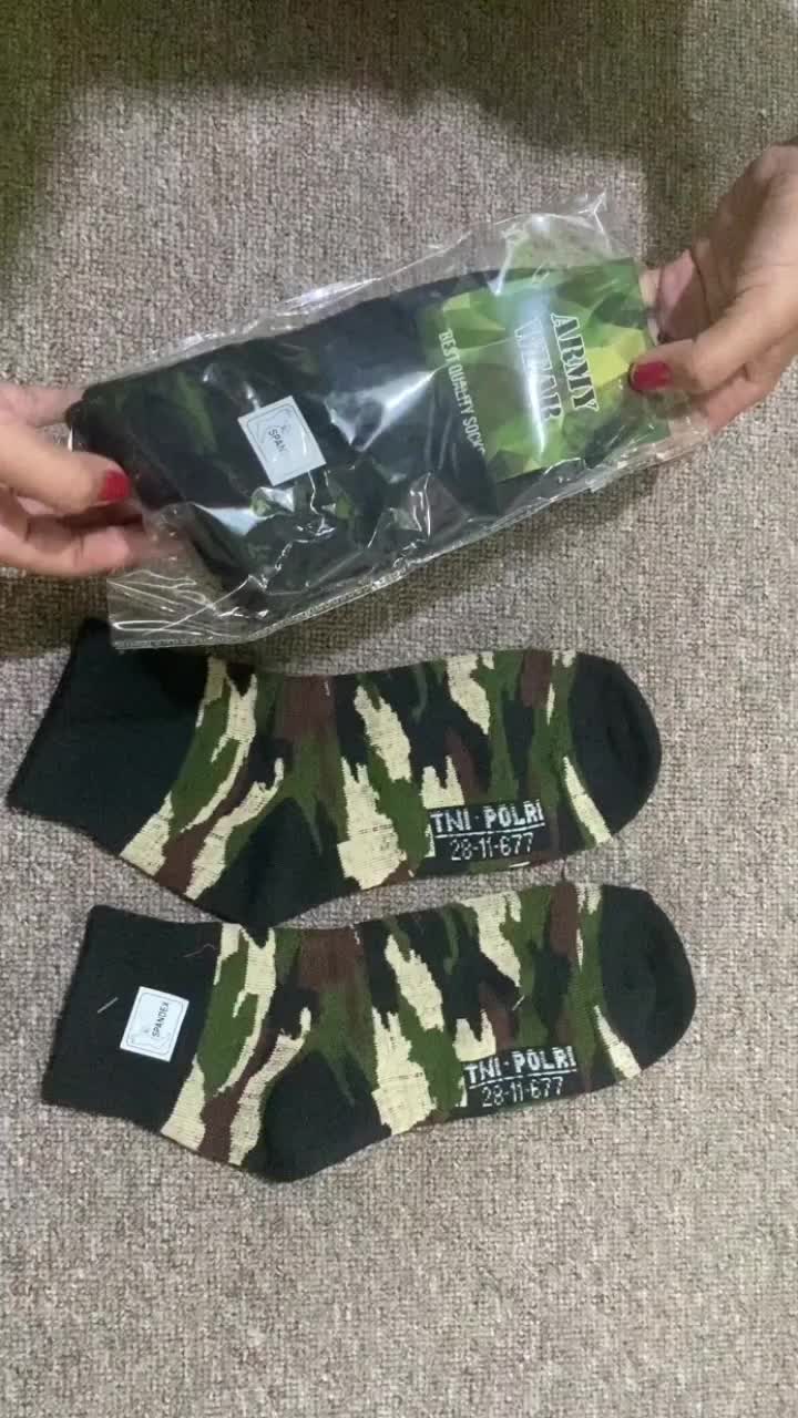 Kaos Kaki TNI 3/4 Diatas semata kaki Motif polos dan loreng