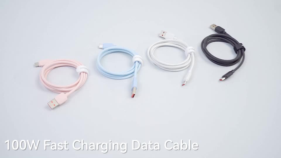 Essager 7A USBA Type C Cable 100W USB2.0 Type C Macaron Cable Fast Charging Cable Type-C For Huawei Samsung OPPO VIVO Xiaomi Honor Oneplus Realme Fast Charging Data Cord