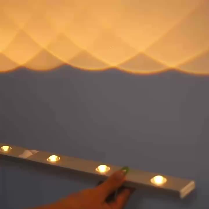 Lampu Strip LED 3 Warna Ukuran 20 / 30 / 40 / 60cm Dengan Sensor Gerak Untuk Lemari Pakaian Dapur