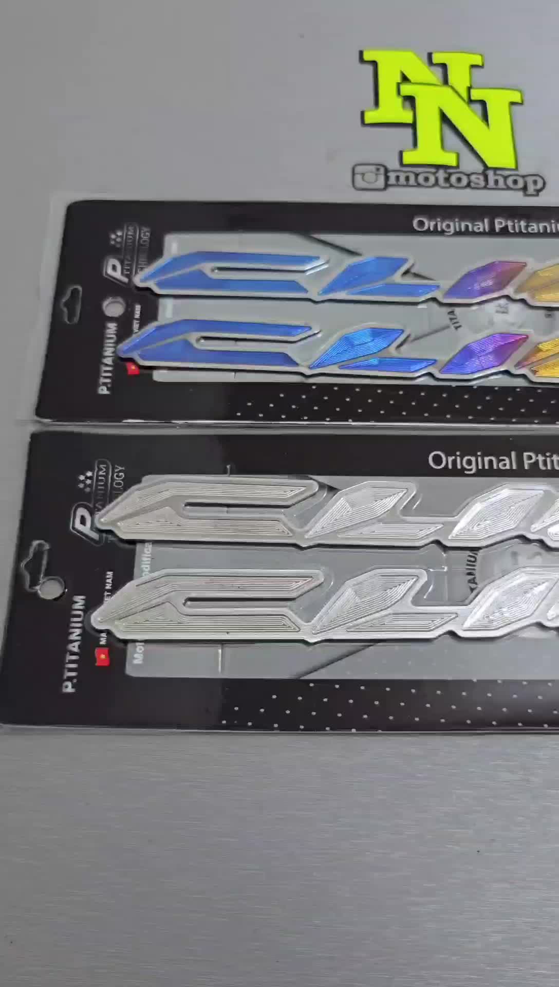 EMBLEM LOGO CLICK TITANIUM ORIGINAL VIETNAM