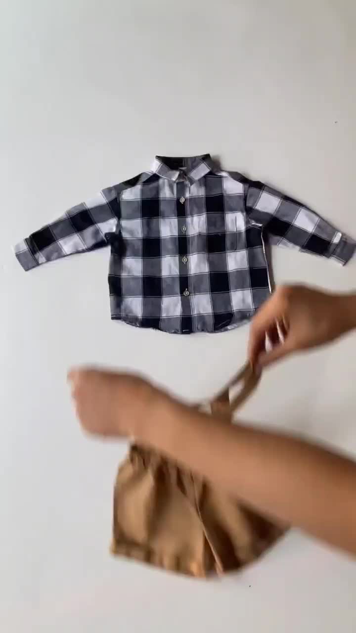 BILRICH Kemeja Flanel Anak Import Premium Motif Kotak-Kotak Usia 3th-13th Fashion Lengan Panjang Bahan Lembut & Nyaman Size M L XL XXL