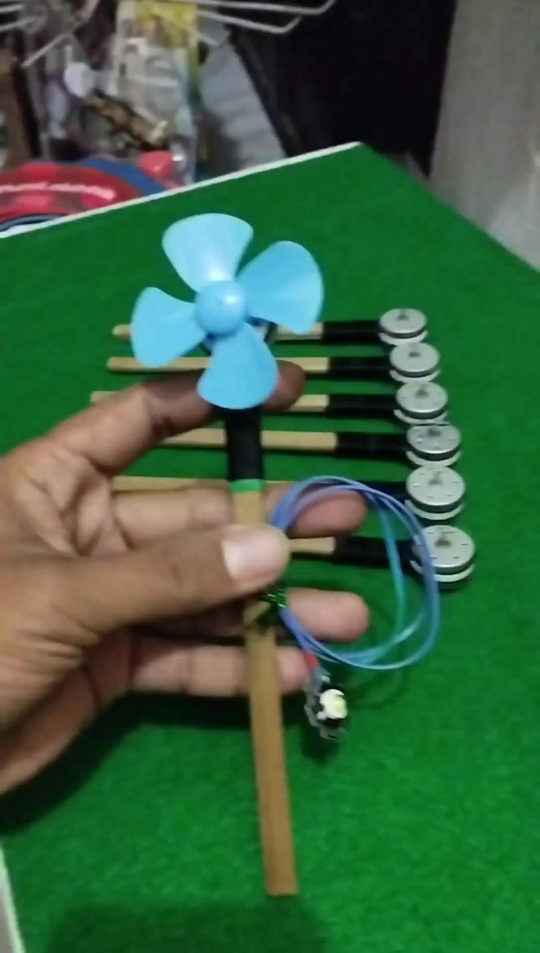 dinamo lampu layangan 1 led hijau hpl super terang setara 5watt fullset  tinggal pasang