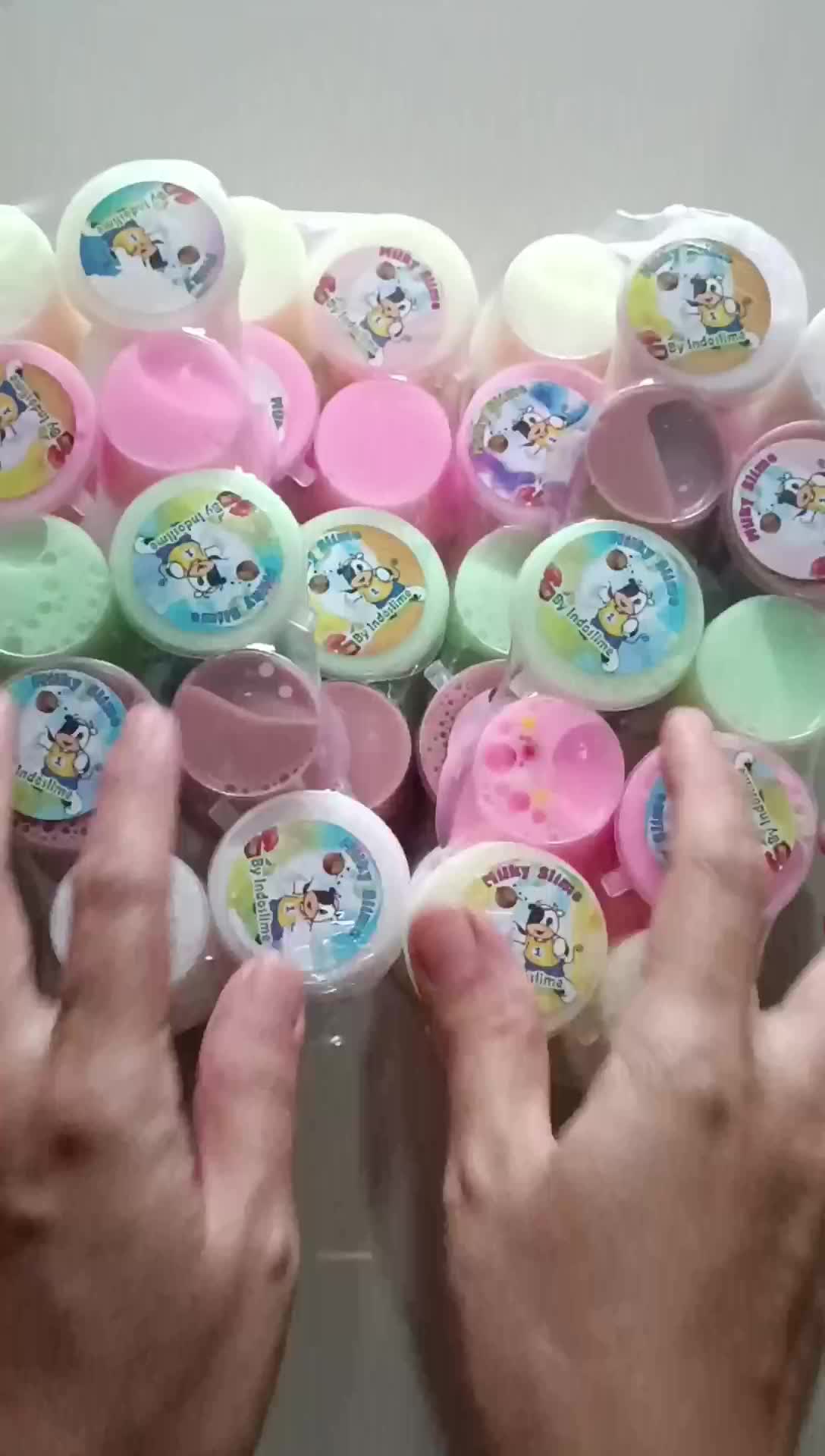 MILKY SLIME 25ML ISI 10PCS//BY INDOSLIME