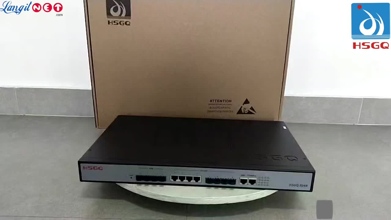 OLT HSGQ Epon E04R E04ID L3 4PON SFP 4*1G UPLINK AC DC FREE SFP