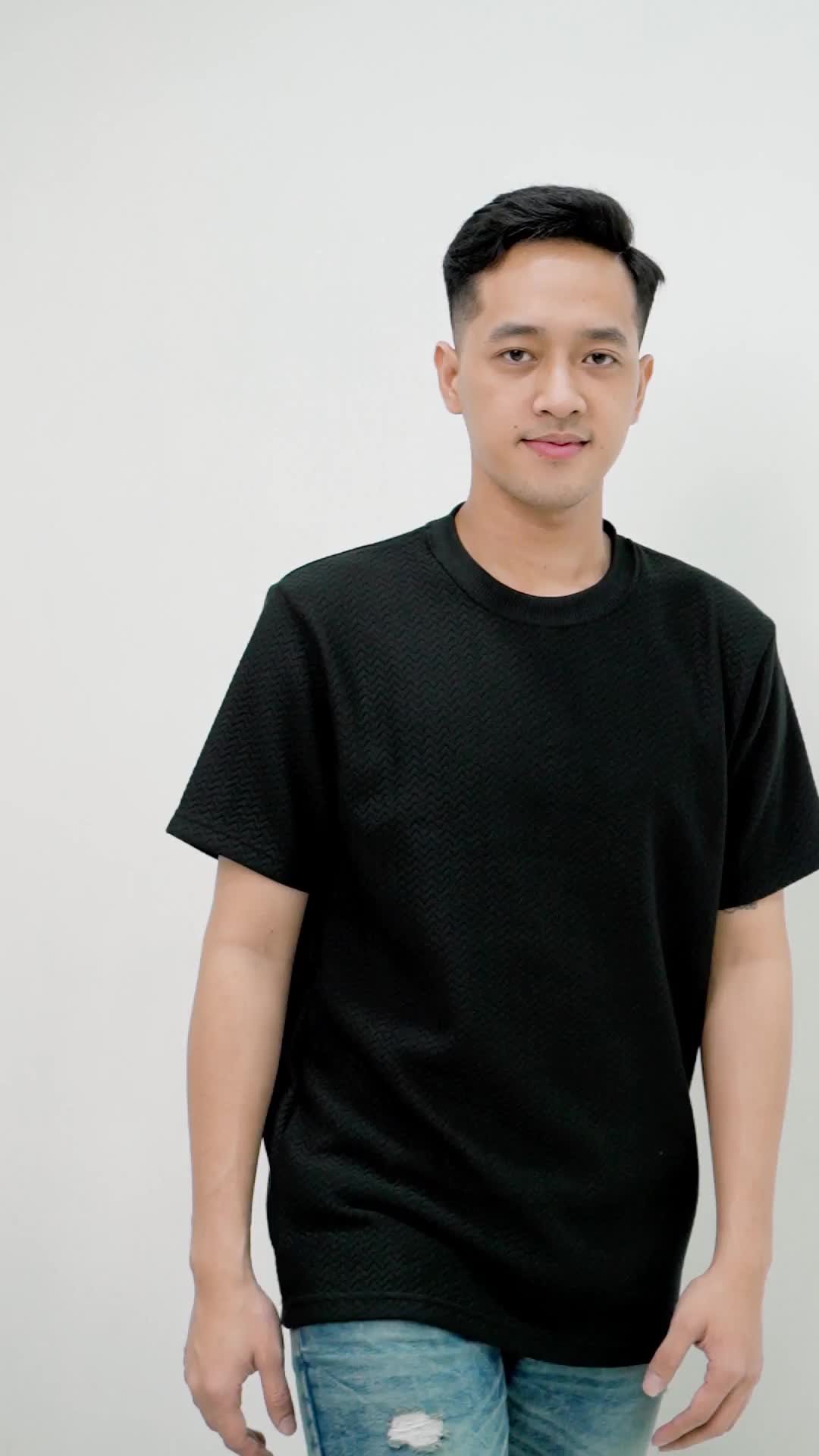 Otsky Kaos Pria Polos Zigzag Diamond Premium