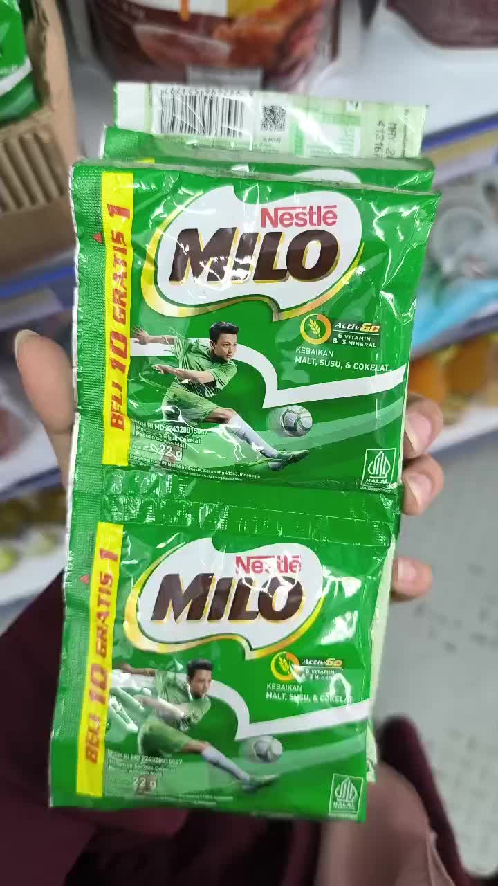 MILO Activ - Go Susu Coklat Renceng 22 Gr x 11 Chocolate