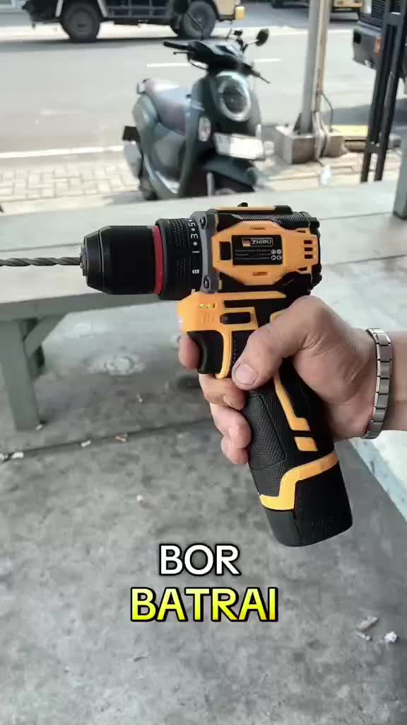 ZHIPU Bor Listrik 16.8V 2-in-1 dengan Collet Otomatis & Lampu LED untuk Beton Tembok Bisa Bolak Balik 10MM Chuck 35NM Torsi 16.8V-2 35NM 10MM CHUCK 1 Tahun Jaminan Original Product