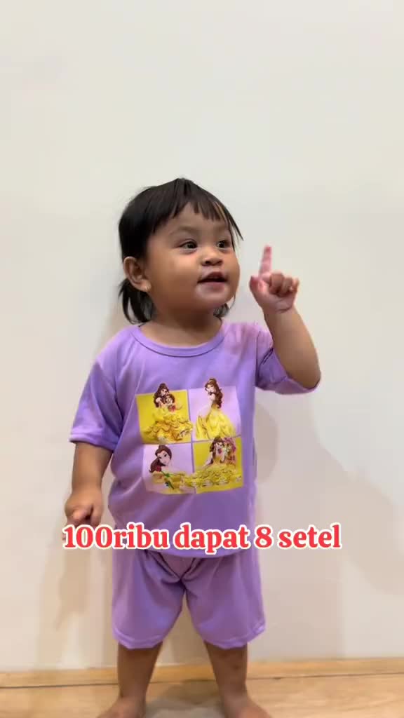 PAKET USAHA 8 SETEL 100RB SETELAN ANAK PEREMPUAN Pakaian anak perempuan motif