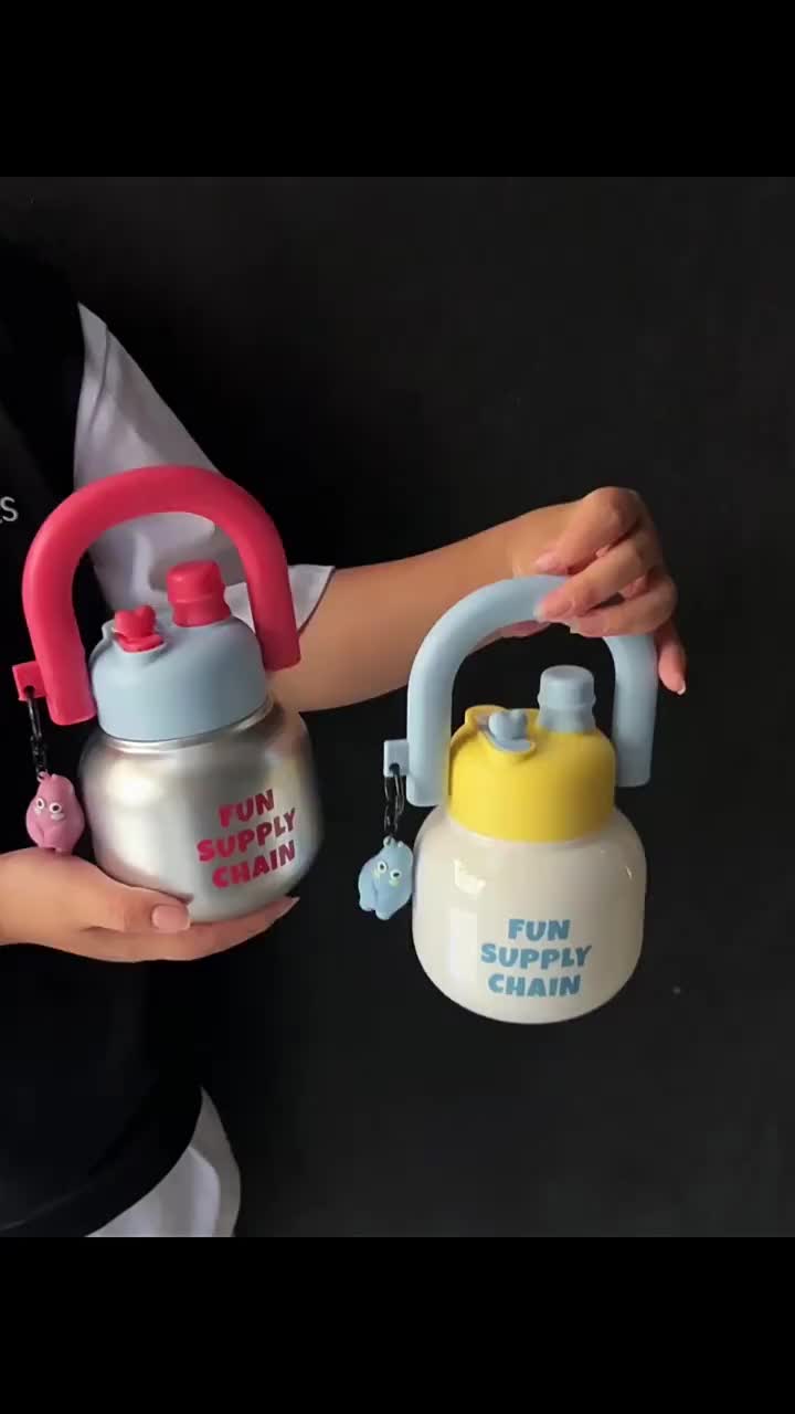 RK Botol Air Minum Bulat Tritan Aesthetic High Quality 800ml Bottles Kitchenware Water