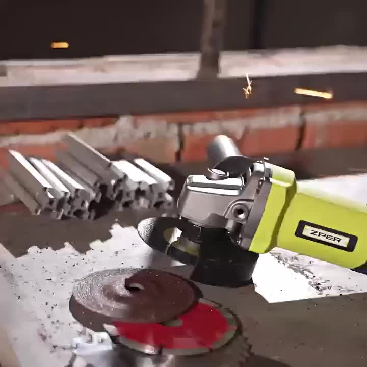 ZPER Mesin Gerinda Angle Grinder Mesin Gerinda Tangan Listrik Angle Grinder Penggiling Sudut Portable Multifungsi Angle Grinders borr mura h impact   grinda Logam