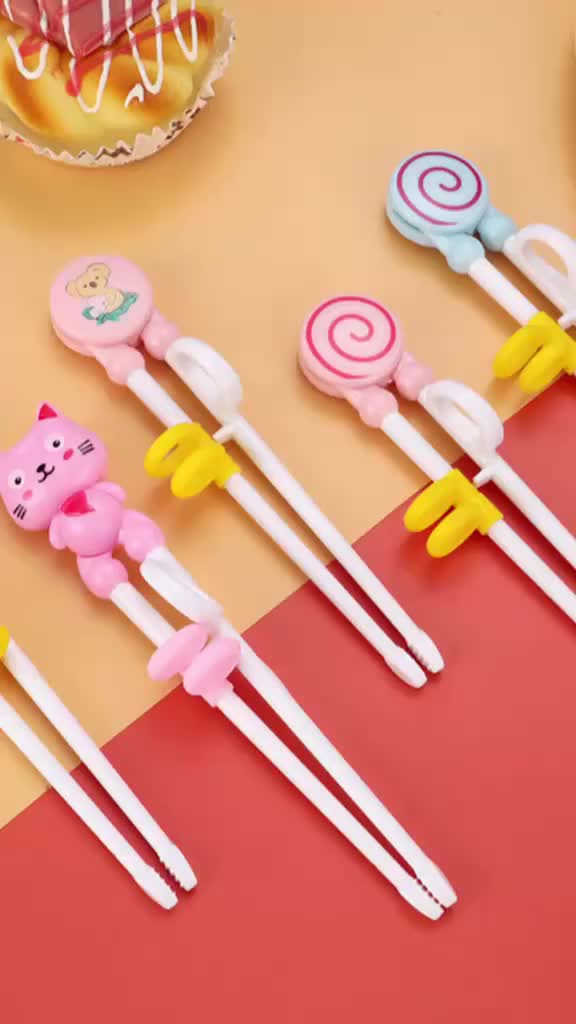 Sumpit belajar makan anak children training chopstick L436