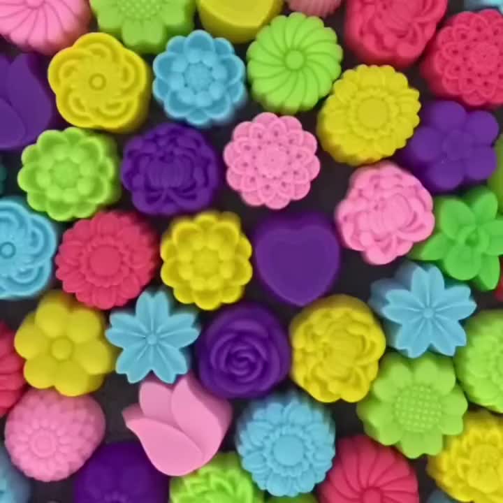 Chefio Cetakan Silikon Cupcake Muffin Mini Putu Ayu Puding Kue Talam Sabun