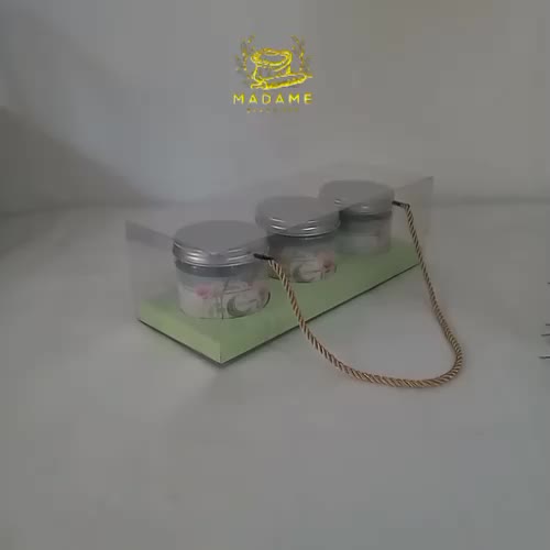 Box Mika 3 Toples Hampers Lebaran Imlek Natal (BOX SAJA, TOPLES DLL DIJUAL TERPISAH)