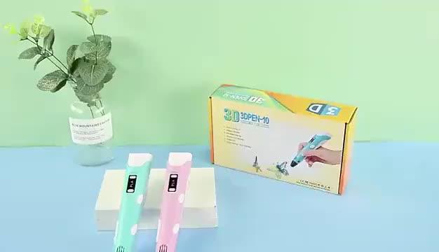 COD 3D Printing Pen 3D Printer Arts Pen Making Doodle Arts Crafts USB Cable Intelligent Murah 3D Pen Free PLA Filament