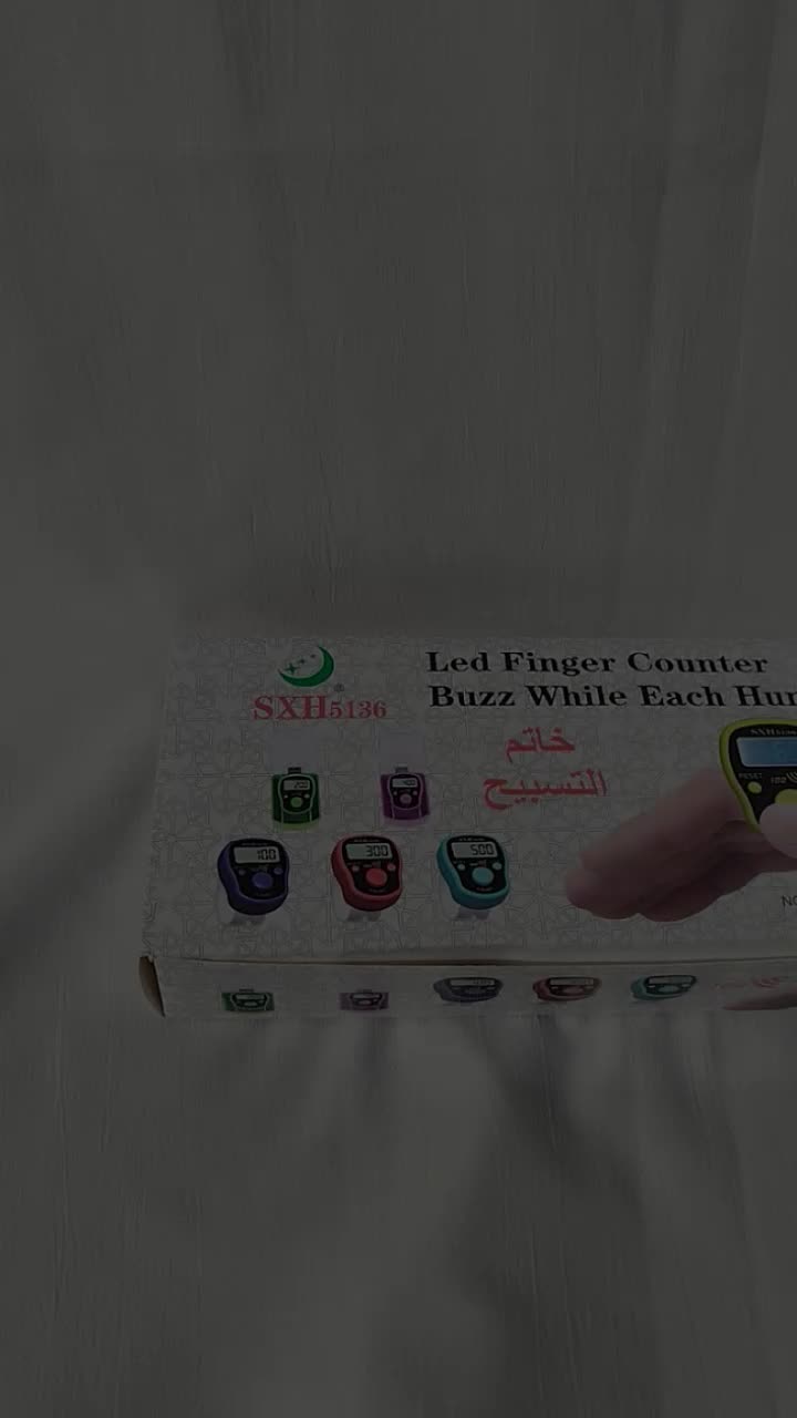 Tasbih Digital LED Alaram Bisa Berbunyi Tiap Angka 100