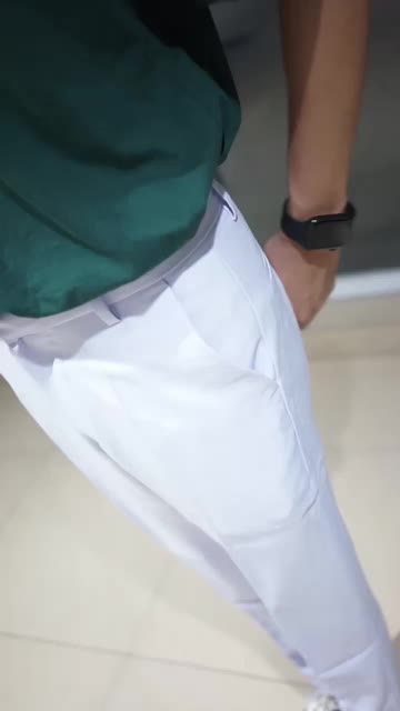 MIFASA | CELANA SLIMFIT PRIA-Putih | Panjang 100cm | Kantor Nyaman Kerja Semi Formal | Casual
