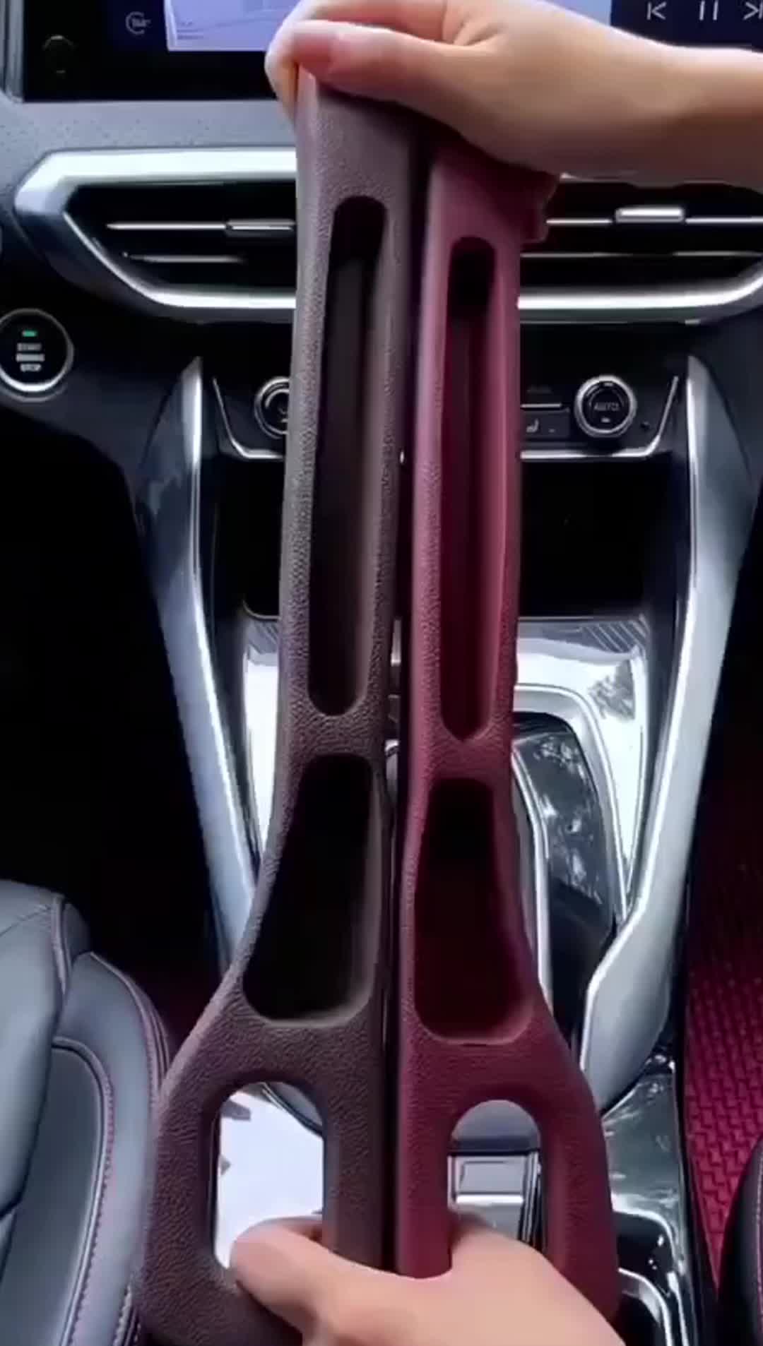 Kotak penyimpanan dekoratif baru untuk interior mobil, Karet pengisi celah kursi mobil, strip pencegah kebocoran untuk celah-celah di mobil, wadah penyimpanan anti-jatuh dan anti-bocor untuk celah-celah