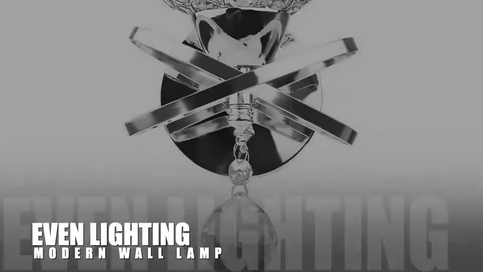 【Ready COD】Lampu Dinding Kristal Minimalis Mewah Lampu Hias Dinding Emas Modern Wall lamp Kristal Untuk Kamar Tidur / Ruang Tamu / Kamar Mandi（Tidak ada bohlam ）