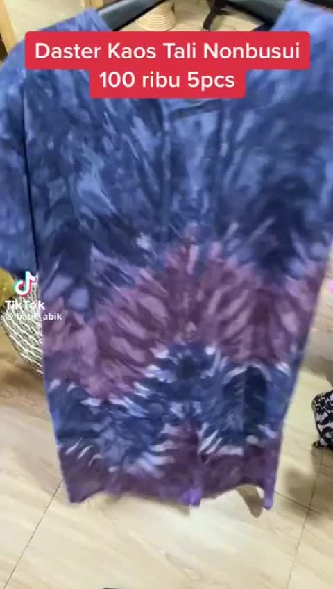 Paket 5pcs Daster Kaos Non Busui Leher Tali Batik Standar Wanita Dress