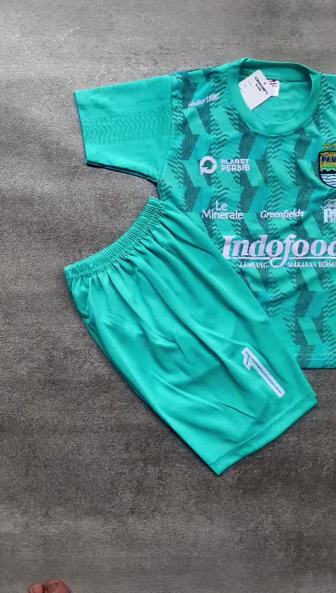 Setelan Baju Bola Persib anak Laki-Laki Usia 6 Bulan-15 Tahun Baju Bola Jersey Model Terbaru