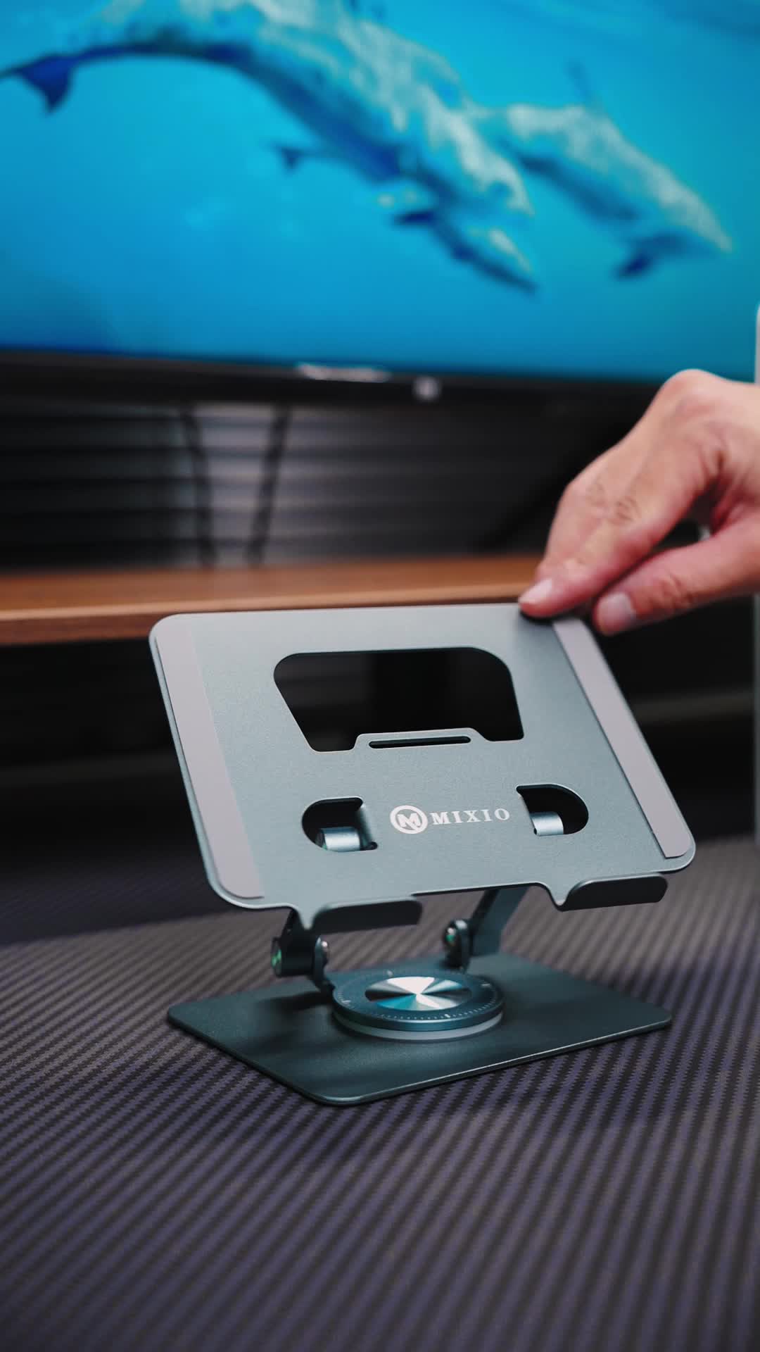 MIXIO ZM-111 Putar 360 Rotasi Stand Holder HP Tablet Dudukan Meja