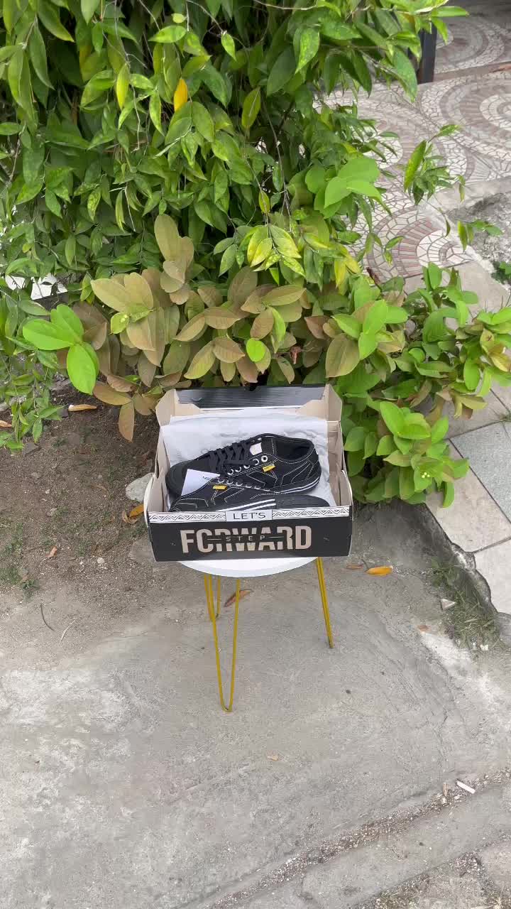 Sepatu Sneakers Quiferstep series Orgenzi full black original sneaker hitam sekolah pria wanita original lokal cod Casual Shoes Kasual