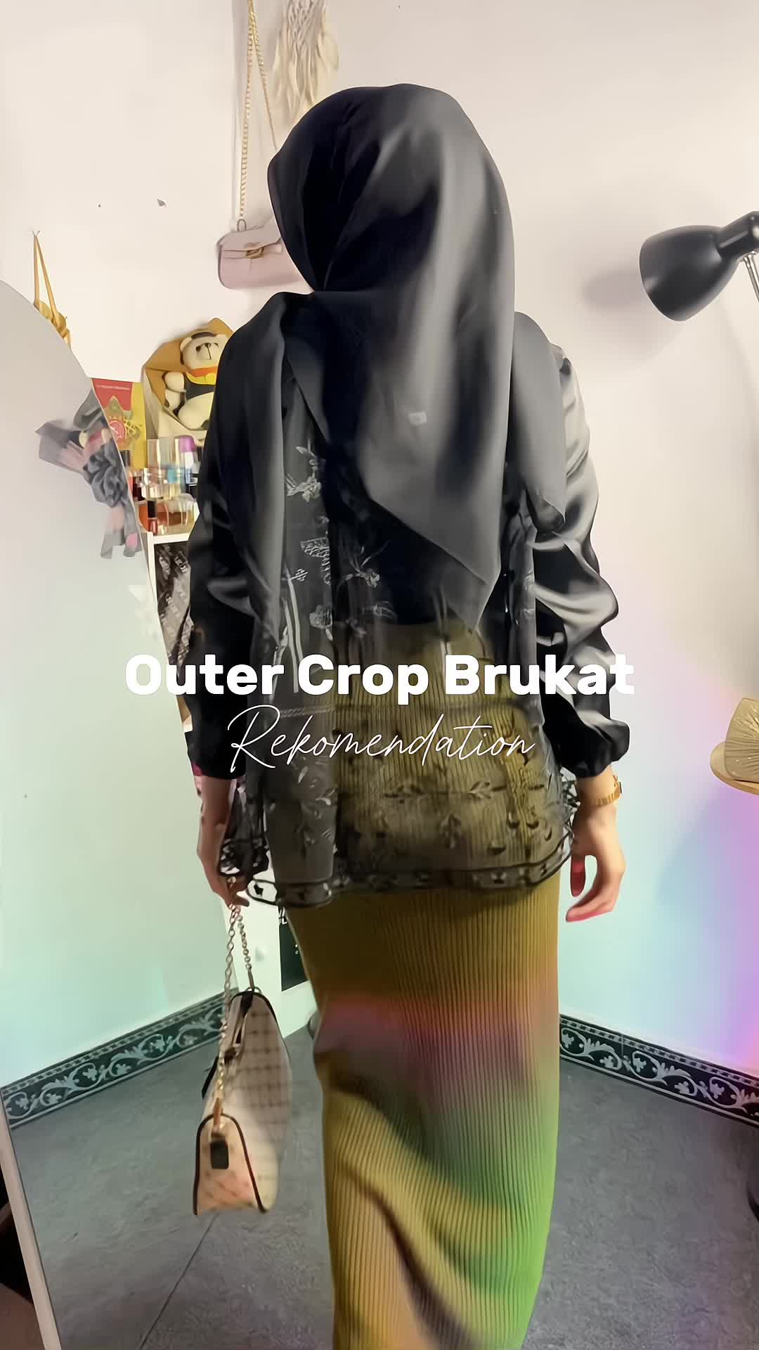 LILY Outer Crop Brukat Organza / Outer Pendek Brokat Sapto / Baju Kondangan Wanita, Wisuda, Hari Raya Lebaran, Bridesmaids, Lamaran / Pakaian Formal Nikahan Acukabee